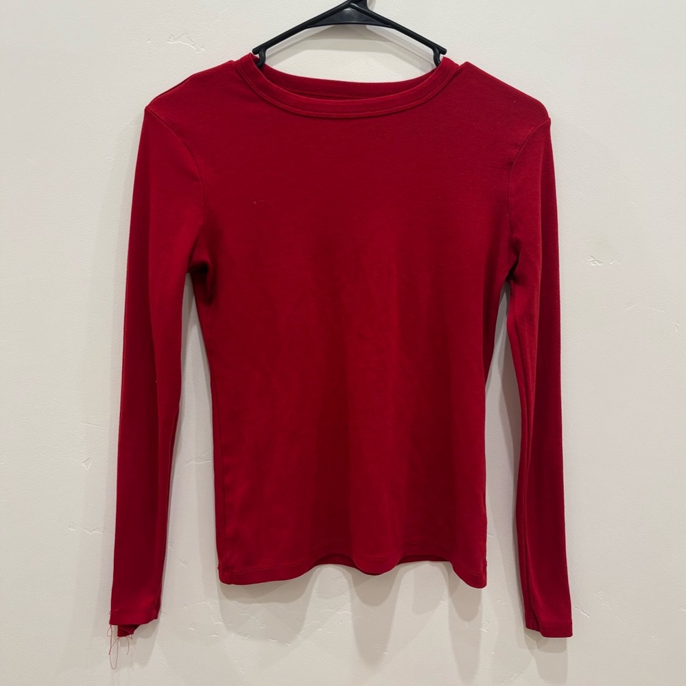 a new day Red Long Sleeve Women's Top